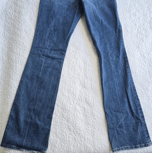 Abercrombie & Fitch The 70s Vintage Flare Ultra High Rise Blue Jeans 26 Regular - Picture 12 of 16